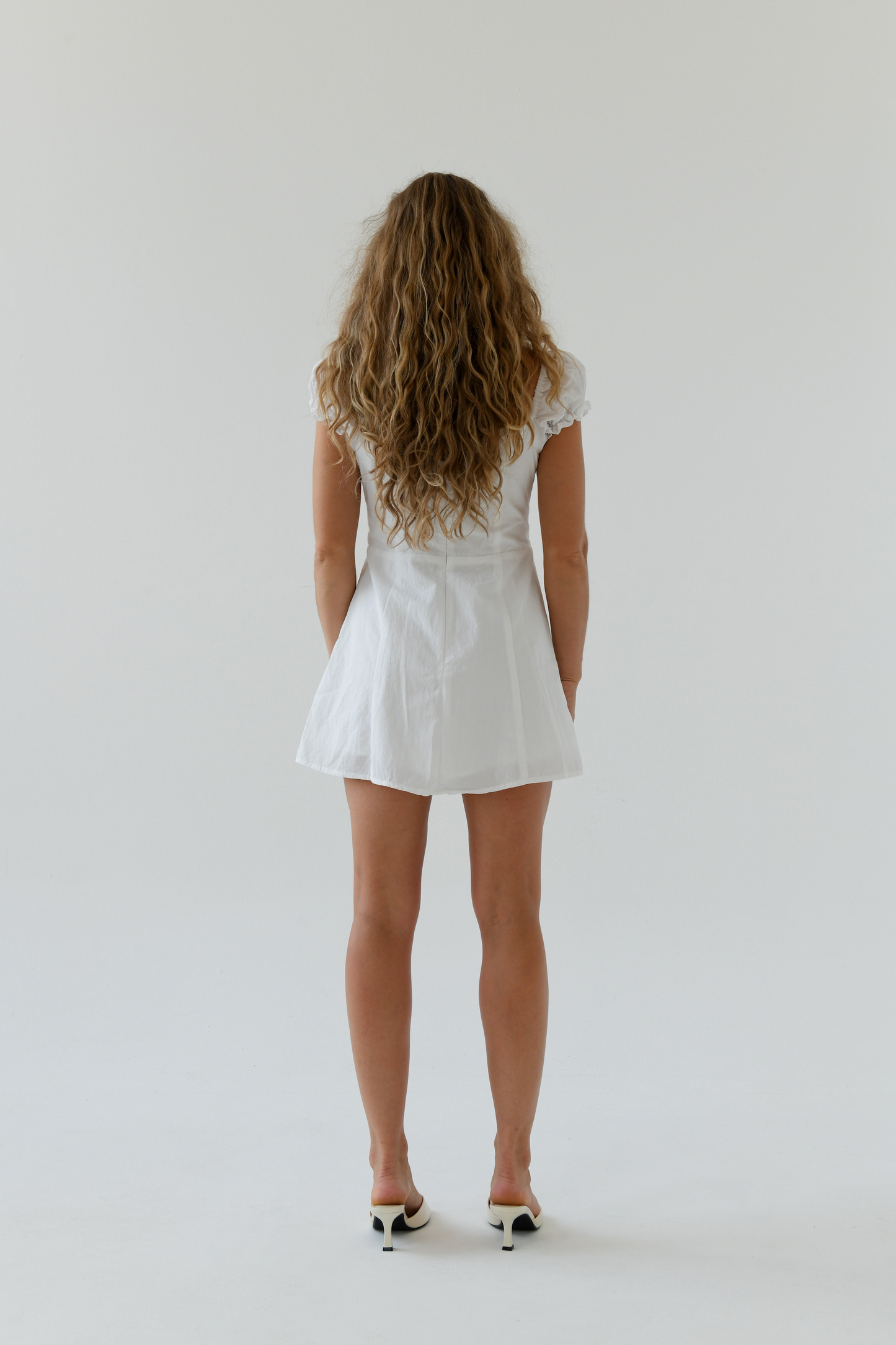 Sun Kissed - Petite Mini Milkmaid Dress